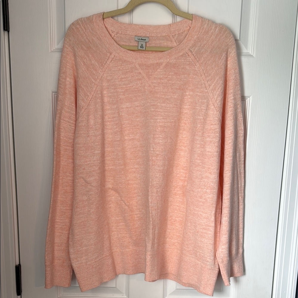 LL BEAN Pink Sweater